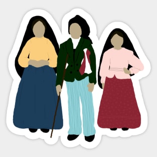 Fatima Children - Sts Francisco and Jacinta and Sr Lucia Sticker